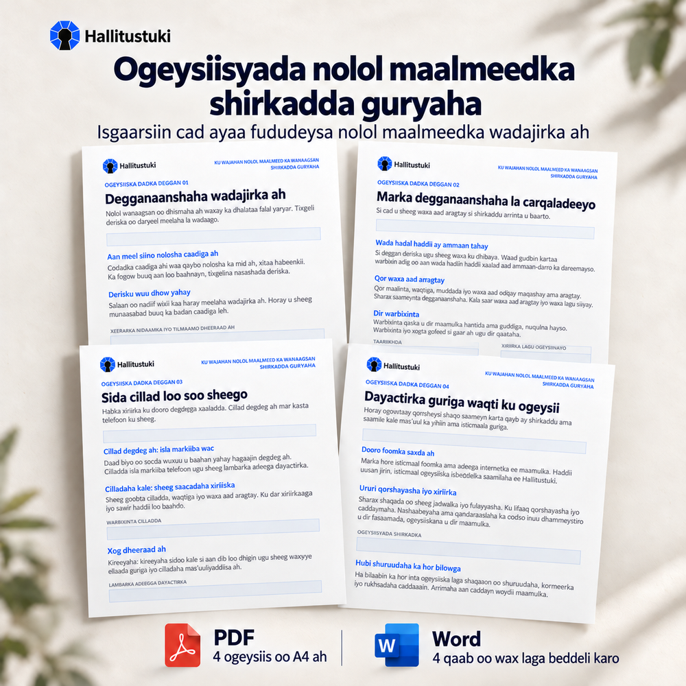 Everyday notices for housing companies – one-off distribution | Somali