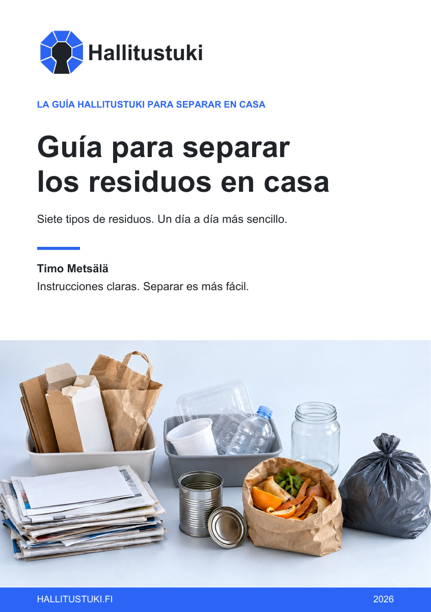 Guía para separar los residuos en casa – para tu hogar (español)