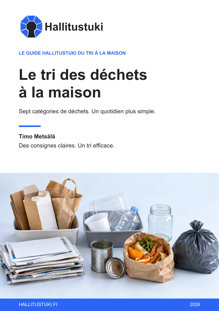 Le tri des déchets à la maison – diffusion unique (français)