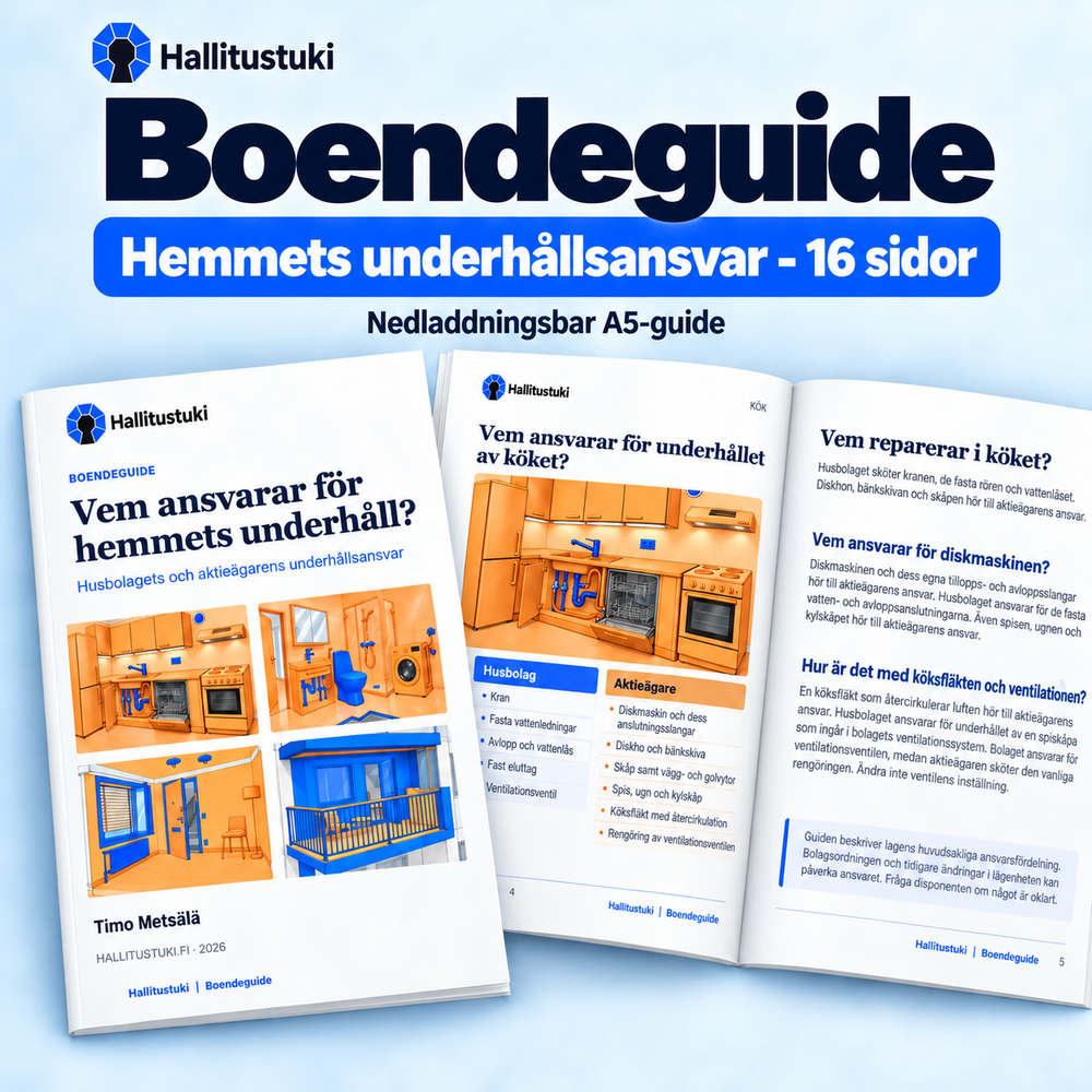 Boendeguide om underhåll