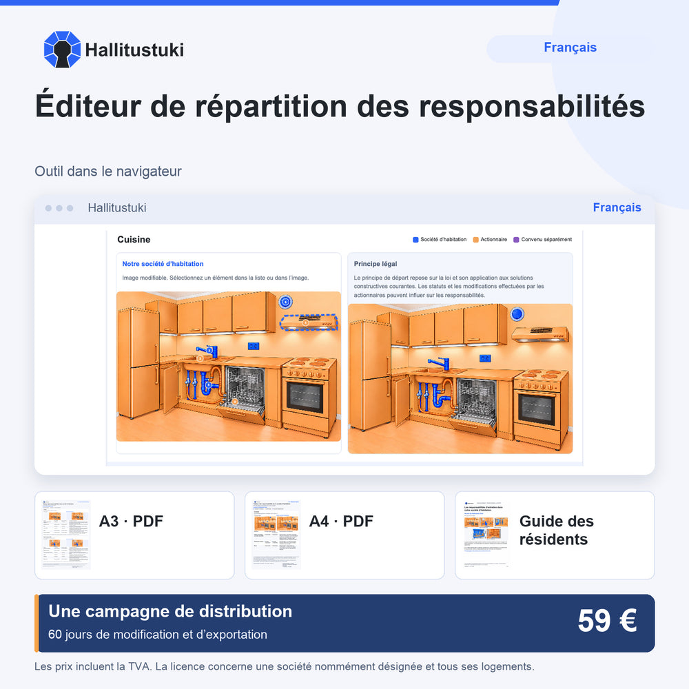 Éditeur de répartition des responsabilités · Français · Une campagne de distribution